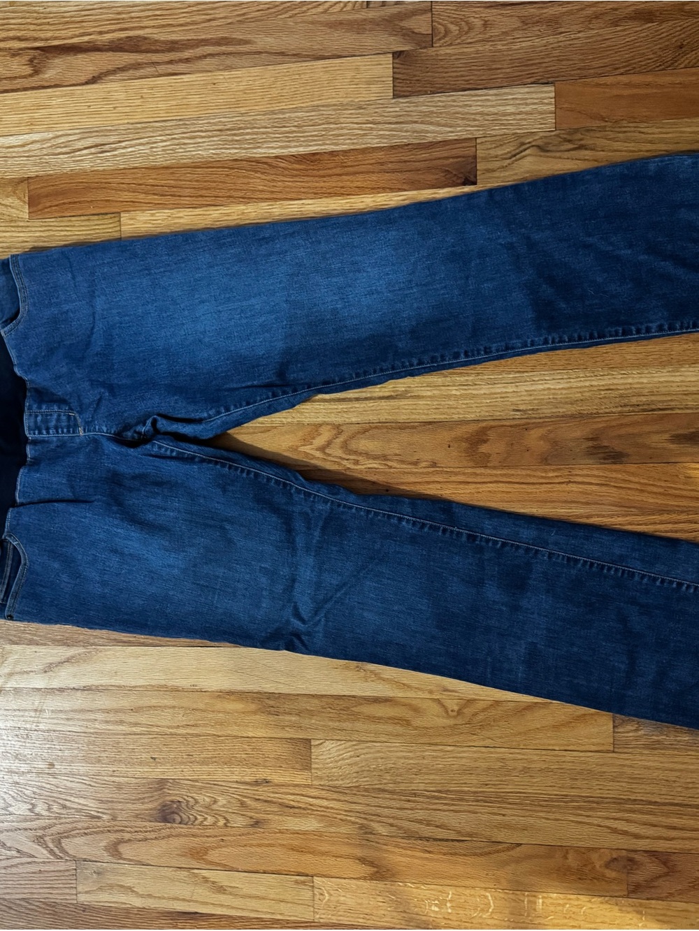 Liz Lange Deep Indigo Straight Leg Jeans